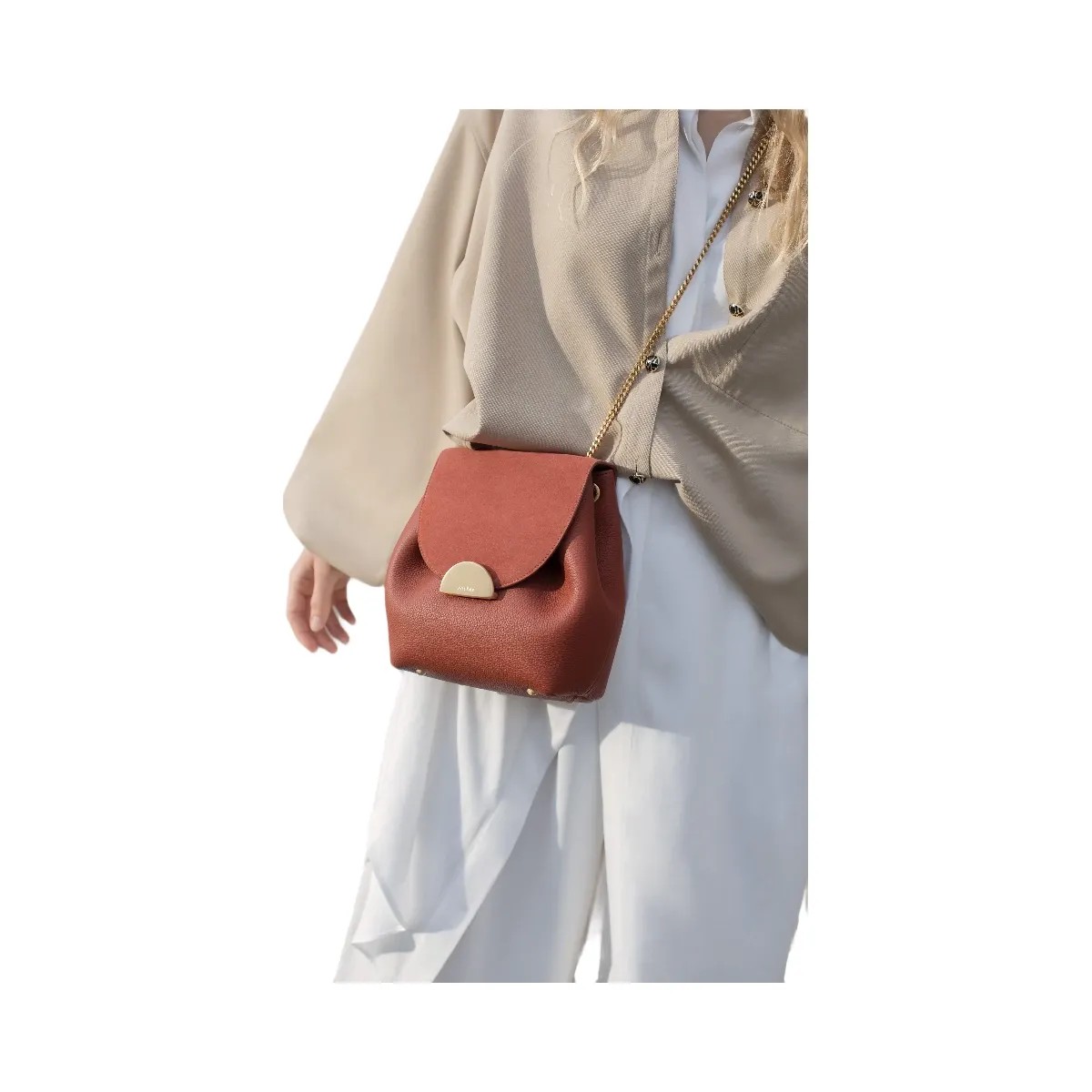 Polene Numero Un Mini Duo Terracotta - HypeFly India View 4
