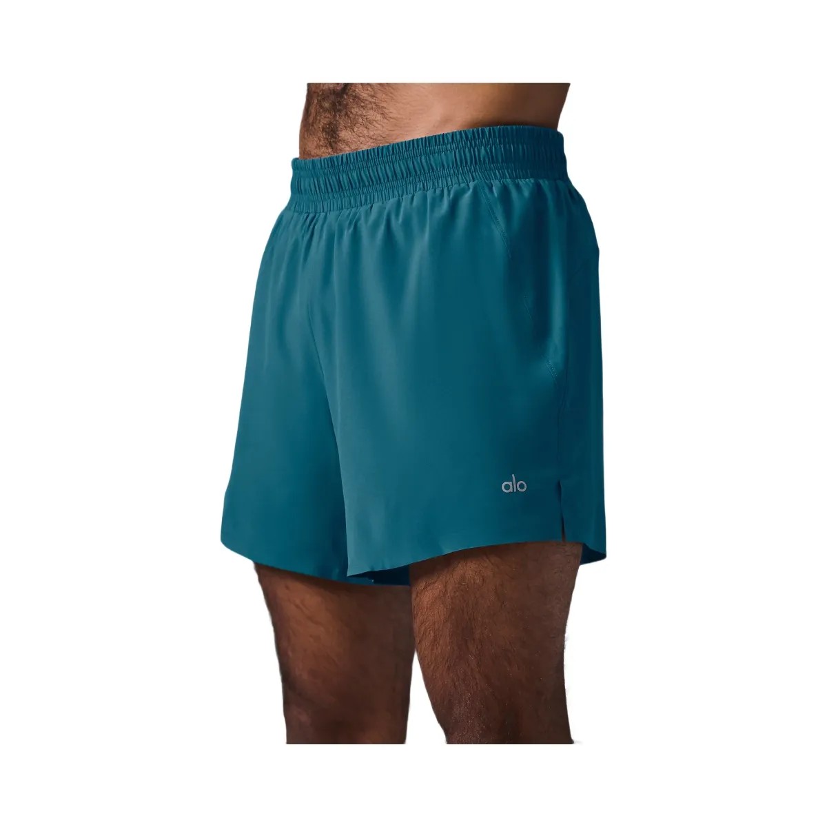 Alo Men's 5" Adapt Running Short - Oceanic Teal - HypeFly India View 2