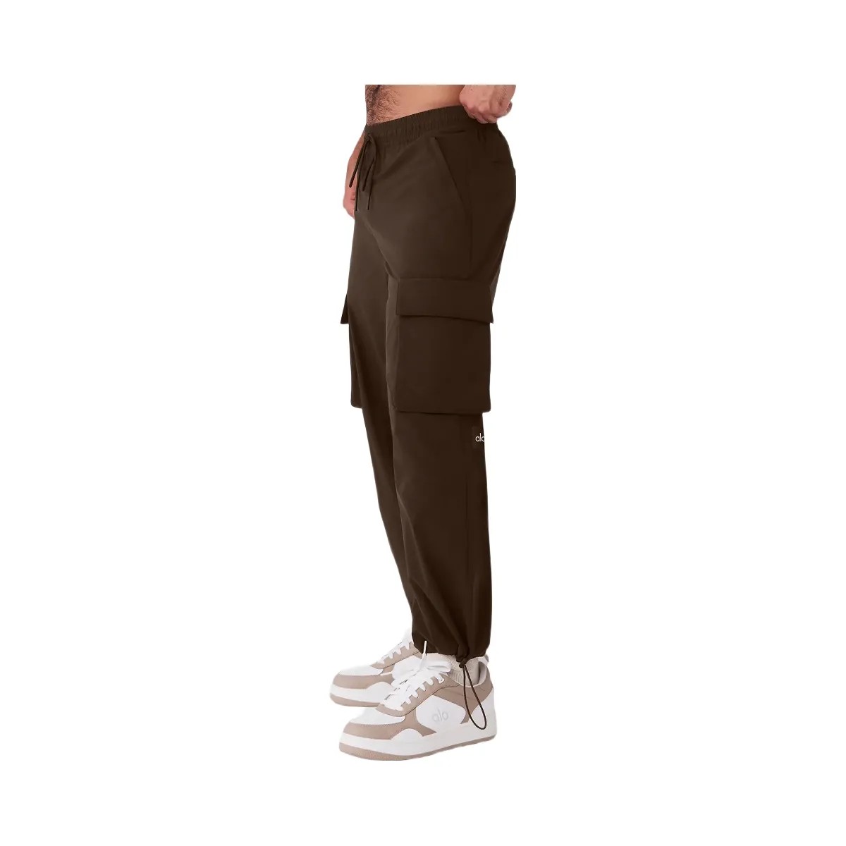 Alo Men's Voyage Utility Cargo Pant - Espresso - HypeFly India View 2
