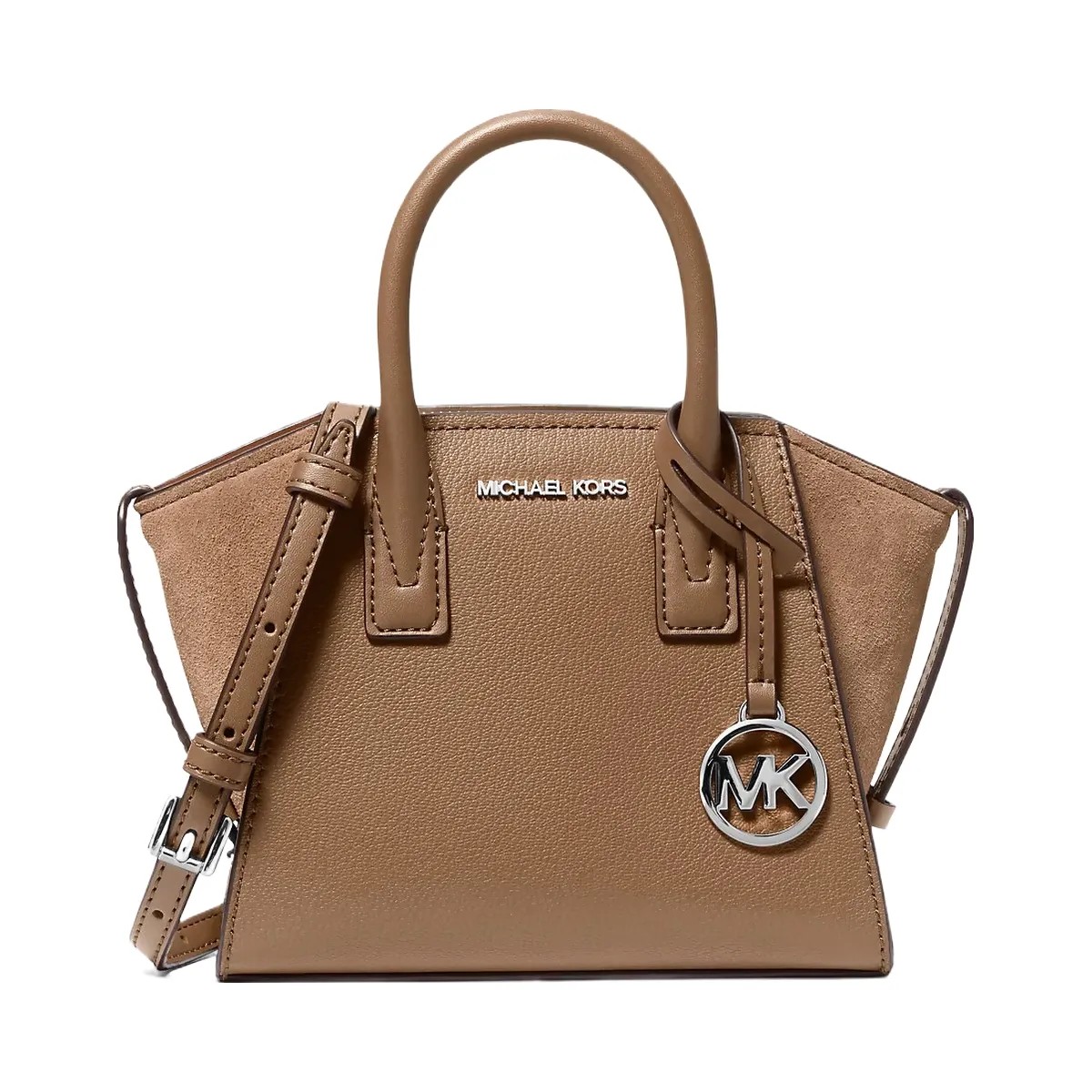 Michael Kors Avril Extra-Small Leather Satchel Driftwood - HypeFly India View 1