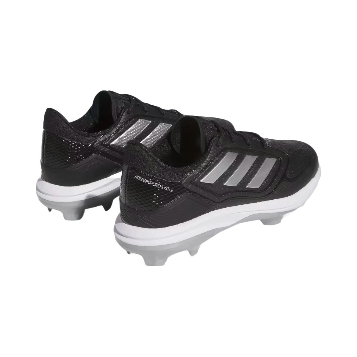 Adidas Adizero Purehustle 3 Tpu Core Black Silver Metallic - HypeFly India View 4