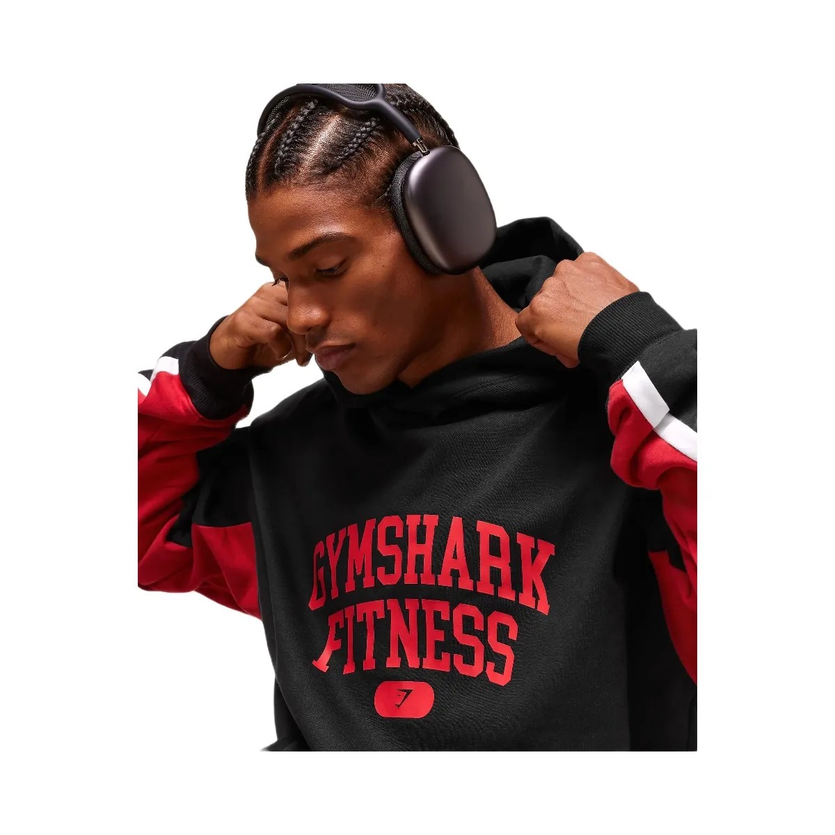 Gymshark Campus Hoodie - Black - HypeFly India View 3