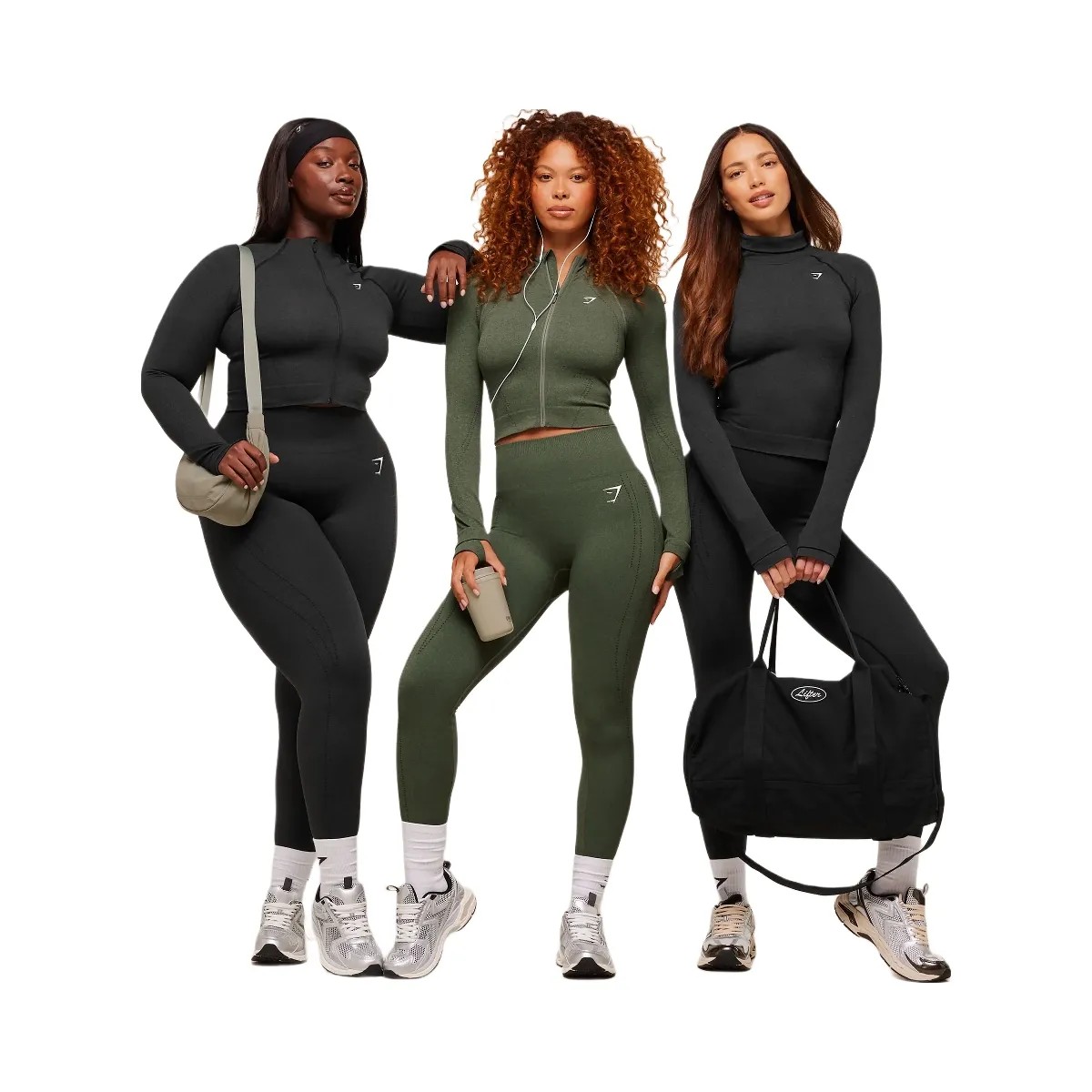 Gymshark VItal Warm Leggings - Base Green/Marl - HypeFly India View 6