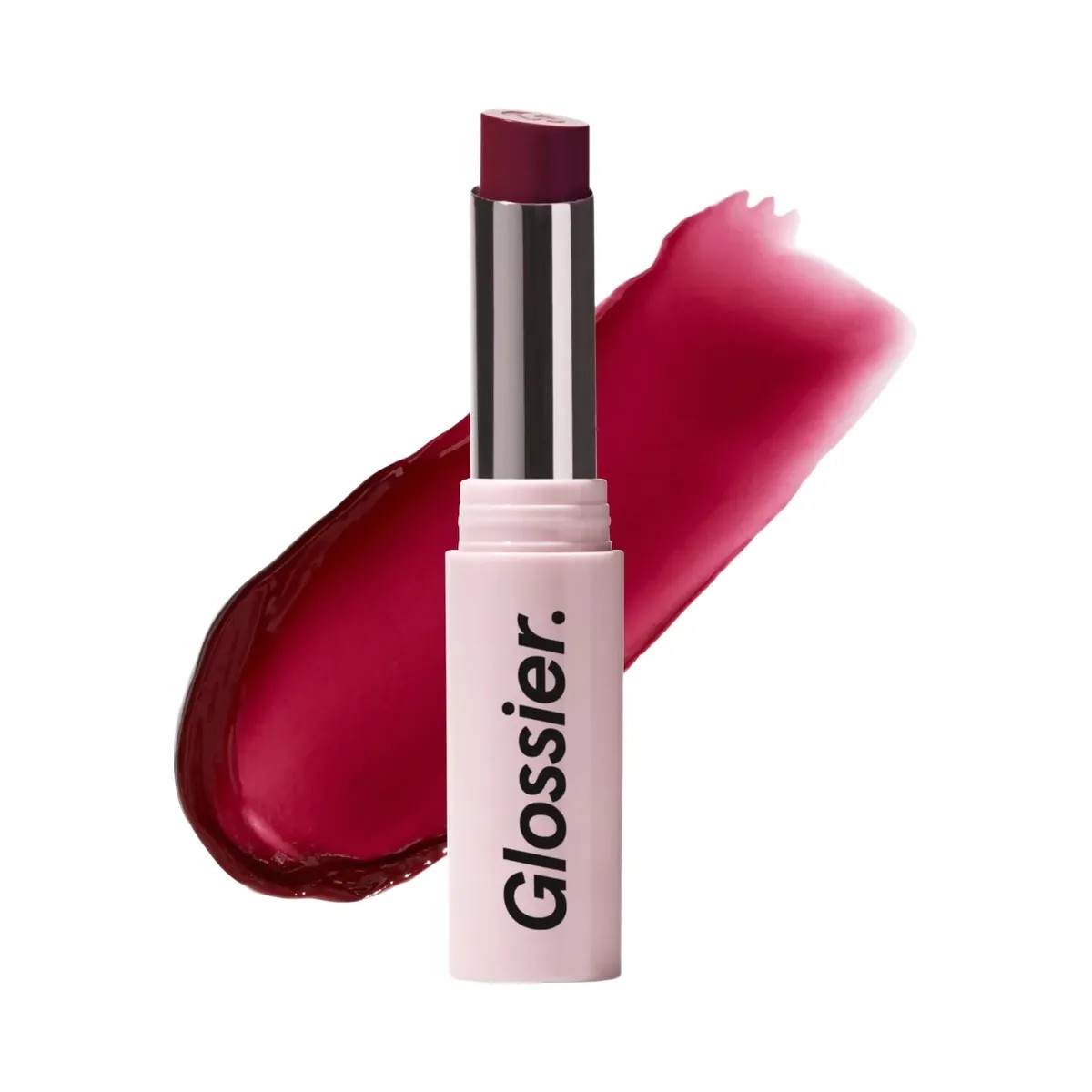 Glossier Ultralip High Shine Lipstick with Hyaluronic Acid 'Cranberry' - HypeFly India View 1