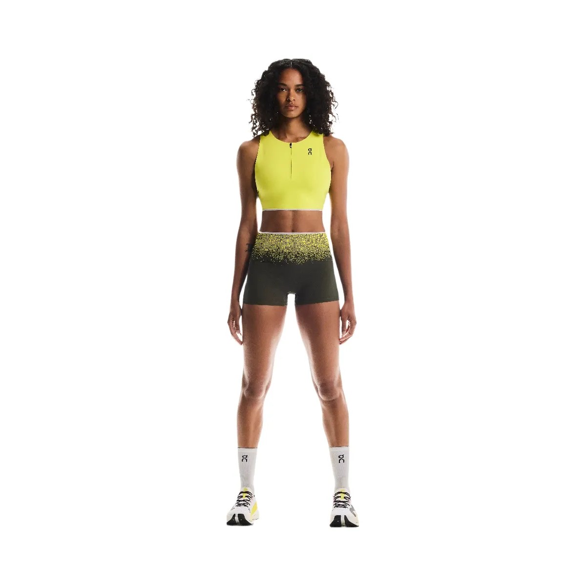 On Race Crop Lime - HypeFly India View 5