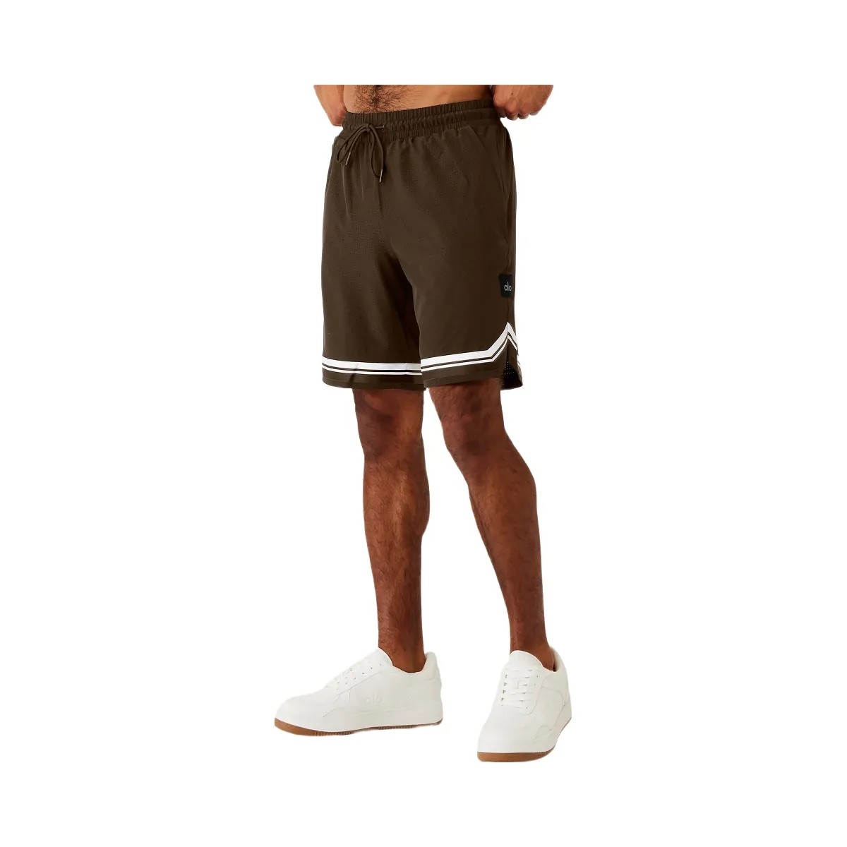 Alo Men's 9" Traction Arena Short - Espresso - HypeFly India View 3