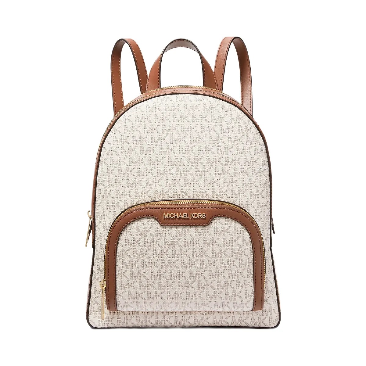Michael Kors Jaycee Medium Logo Backpack Vanilla - HypeFly India View 1