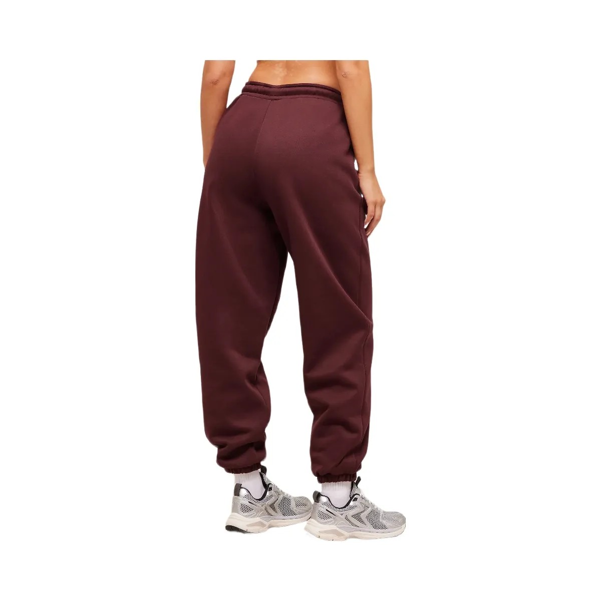 Gymshark Cosy Luxe Cuffed Joggers - Rich Maroon - HypeFly India View 3