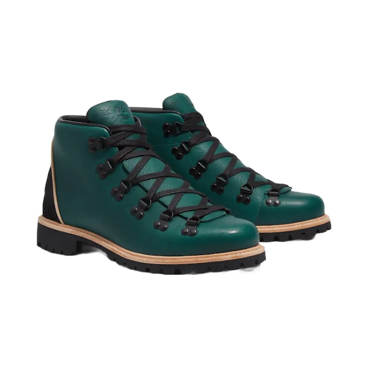 Timberland Authentic Hike Mid Hiking Boot Dark Green Full-Grain Men'S - HypeFly India View 1