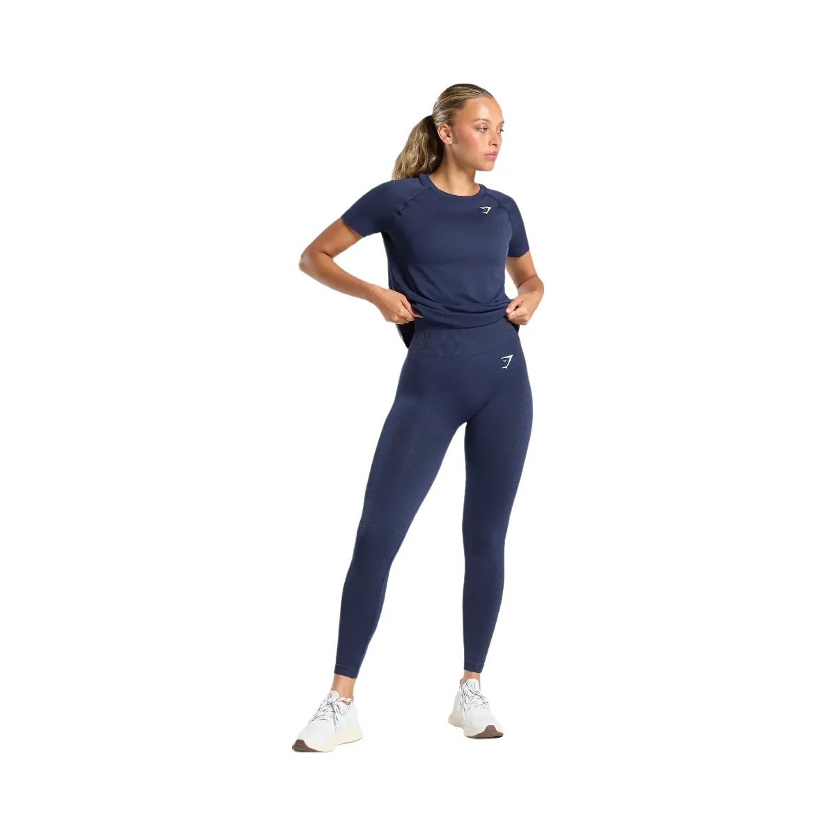 Gymshark Vital Light T-Shirt - Heavy Blue Marl - HypeFly India View 4