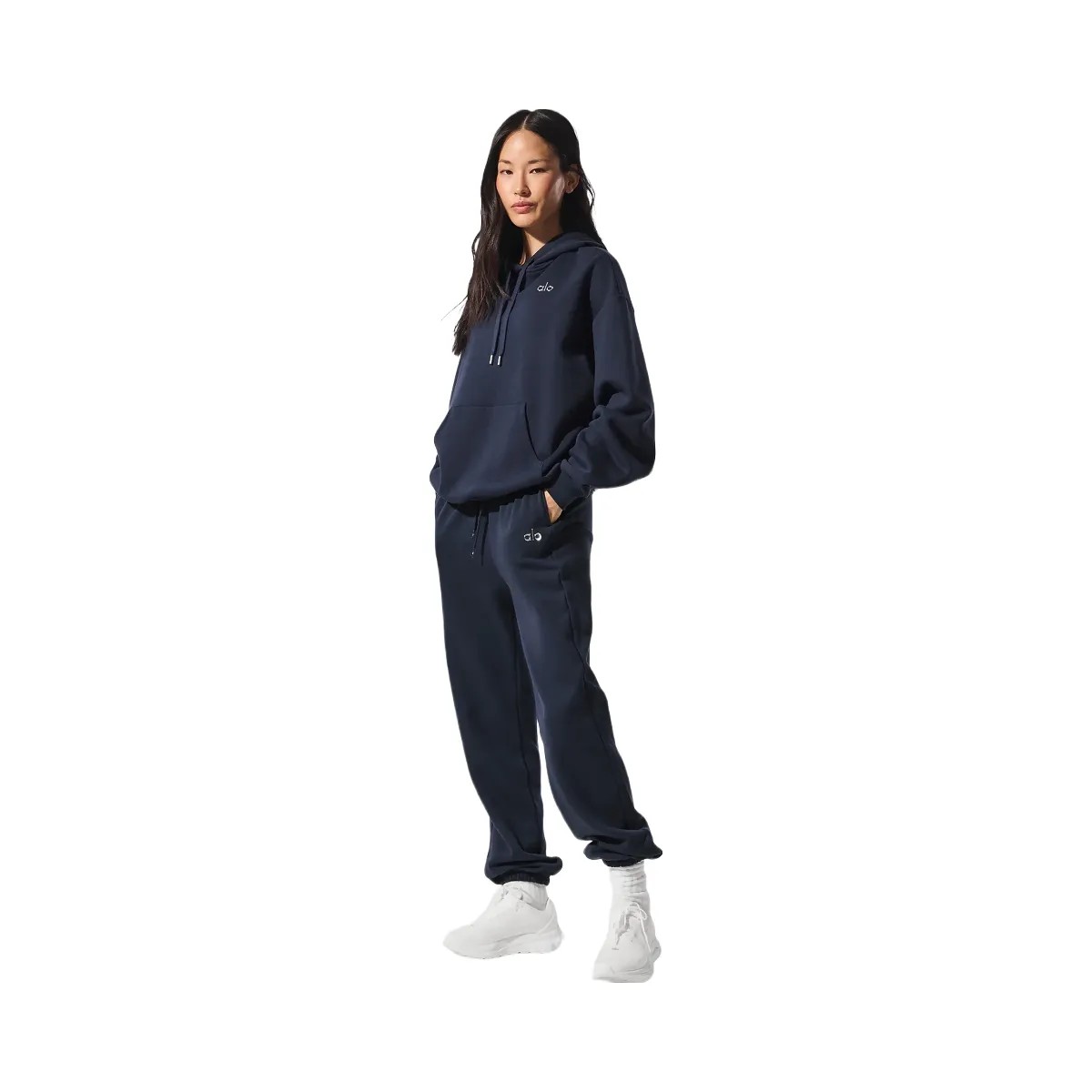 Alo Women's Accolade Hoodie - Navy - HypeFly India View 5