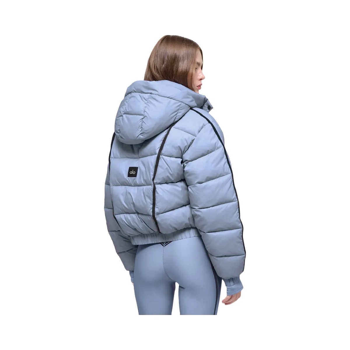 Alo Women's Aspen Love Puffer Jacket - Winter Frost - HypeFly India View 3