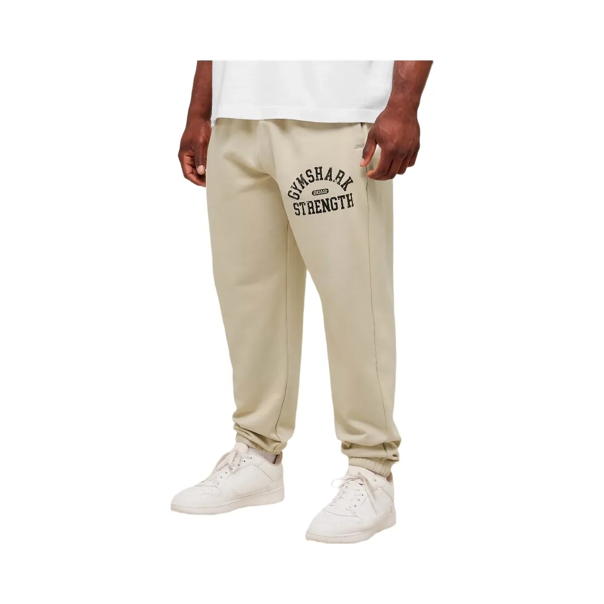 Gymshark 2012 Strength Joggers - Pebble Grey - HypeFly India View 3