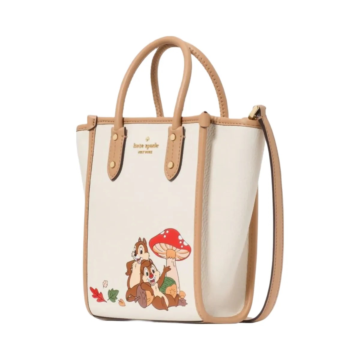 Kate Spade Ella Disney X KSNY Chip N Dale Mini Tote Meringue Multi - HypeFly India View 3