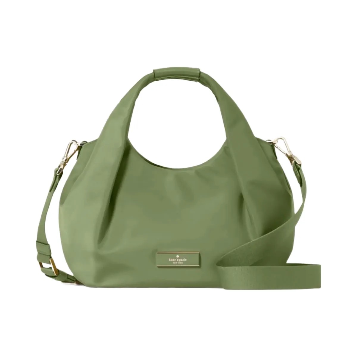 Kate Spade Carter Nylon Small Pleated Crossbody Cedar Stand - HypeFly India View 1