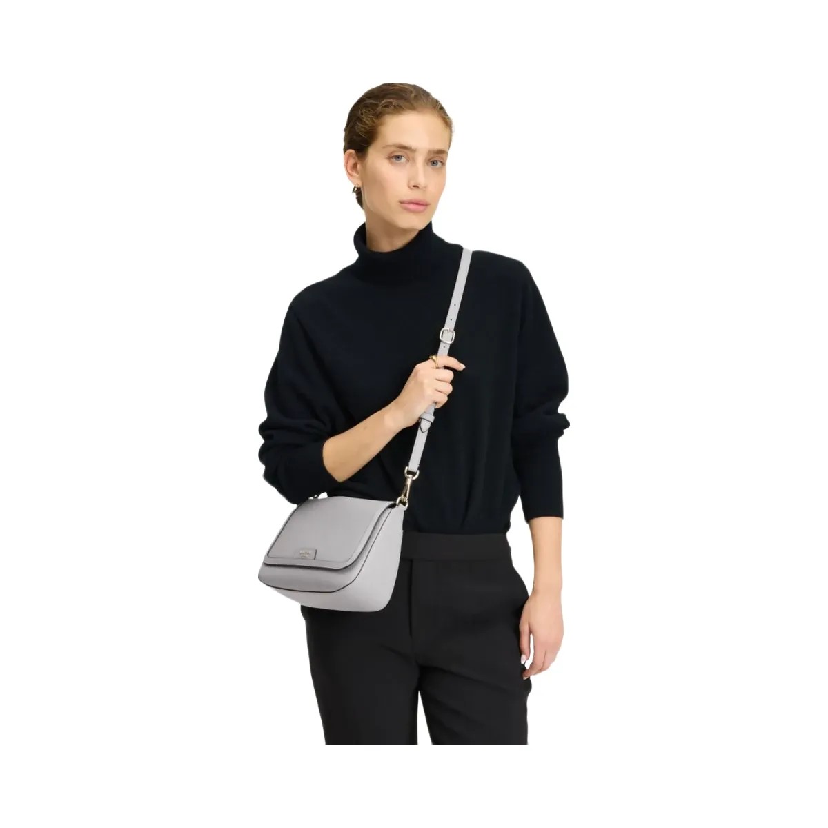 Kate Spade Hudson Convertible Flap Shoulder Bag Mountain Grey - HypeFly India View 3