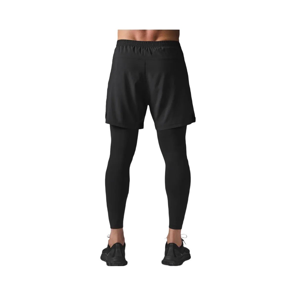 Alo Men's 5" Revival 2-in-1 Pant - Black/Black - HypeFly India View 5