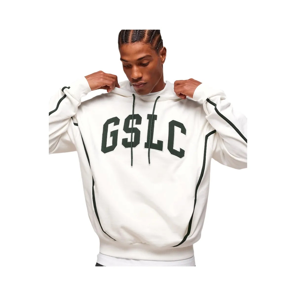 Gymshark GSLC Hoodie - Soft White - HypeFly India View 4