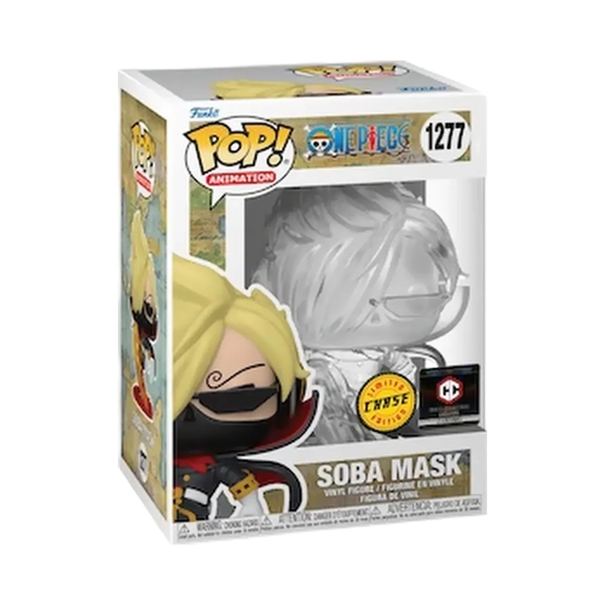 Funko Pop! ANIMATION: ONE PIECE SANJI with RED SUIT SOBA MASK #1277 - HypeFly India View 2