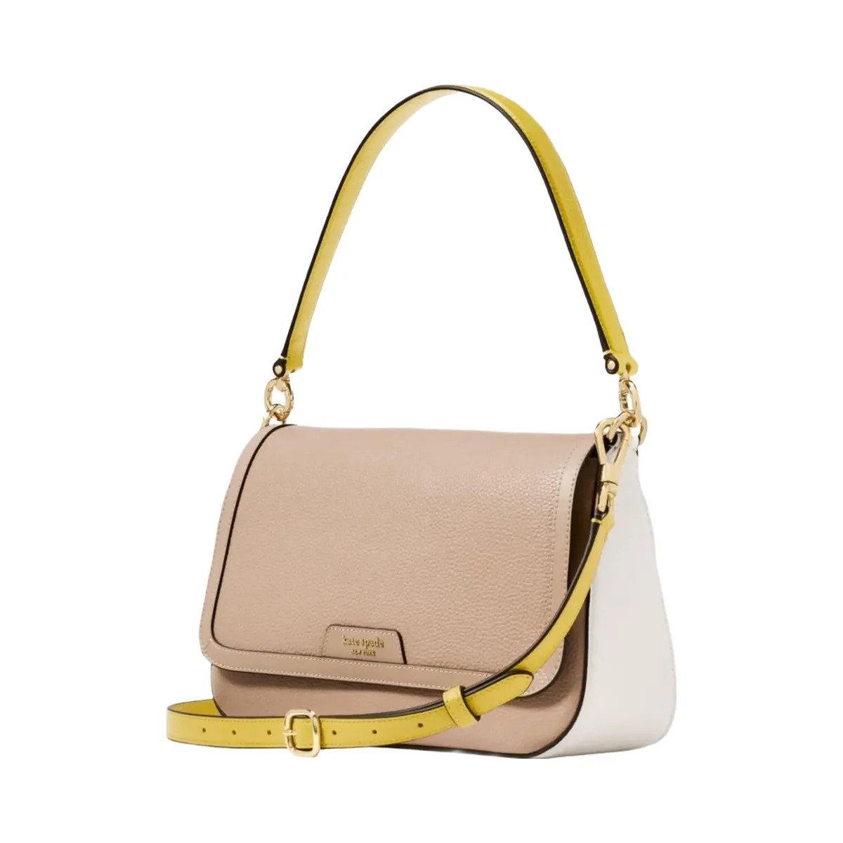Kate Spade HUDSON convertible shoulder bag  Timeless Taupe Multi - HypeFly India View 4