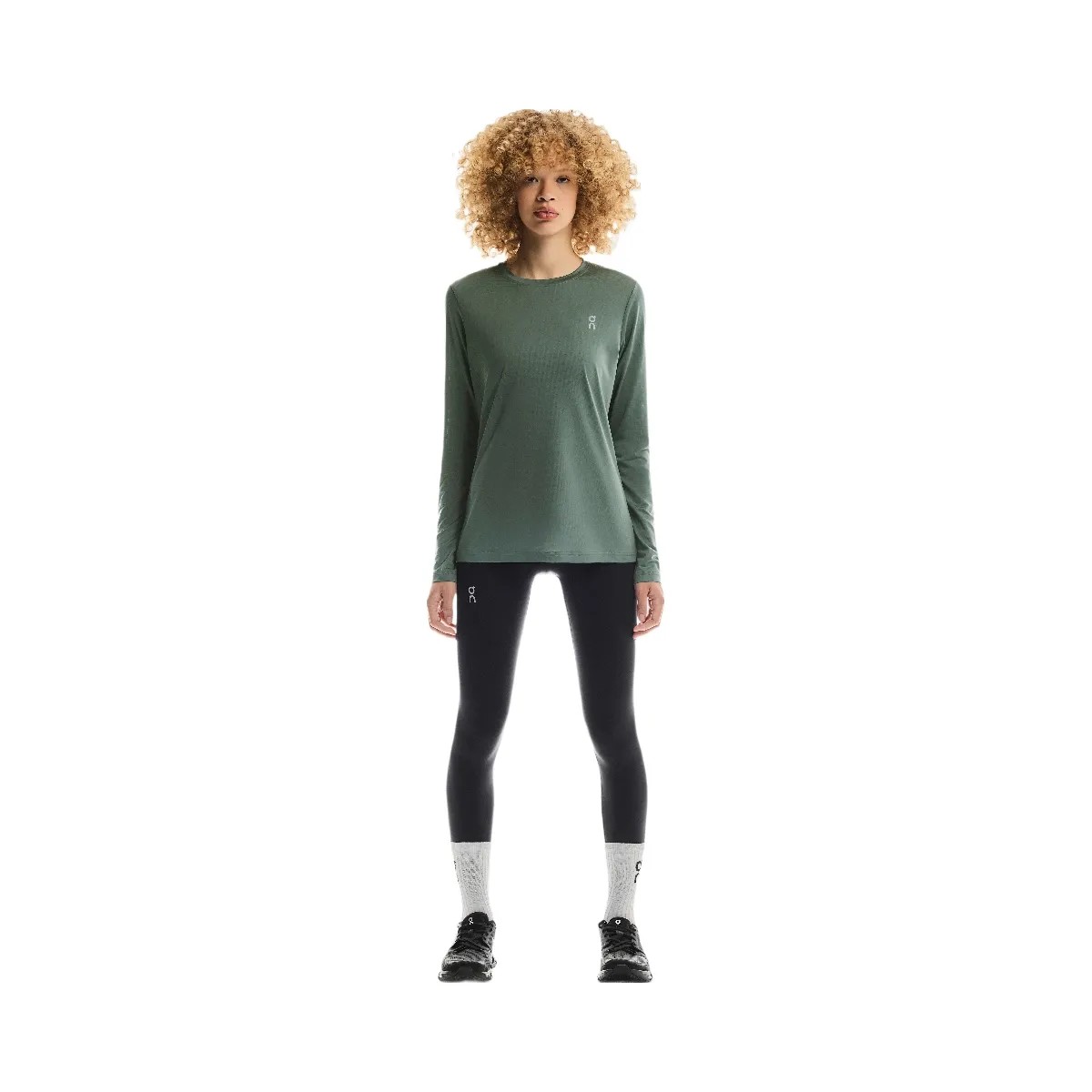 On Core Long-T Olive  - HypeFly India View 3