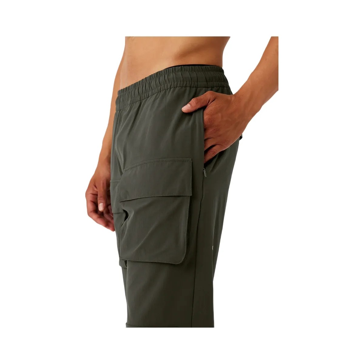 Alo Men's Cargo Venture Pant - Stealth Green - HypeFly India View 5