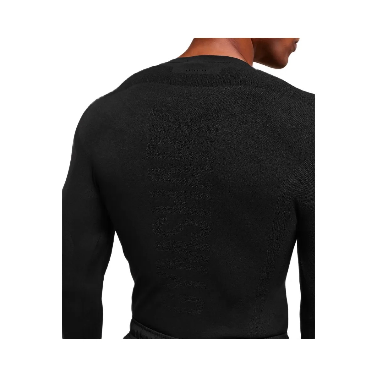 Gymshark everywear Warp Knit LS T-Shirt - Black - HypeFly India View 4