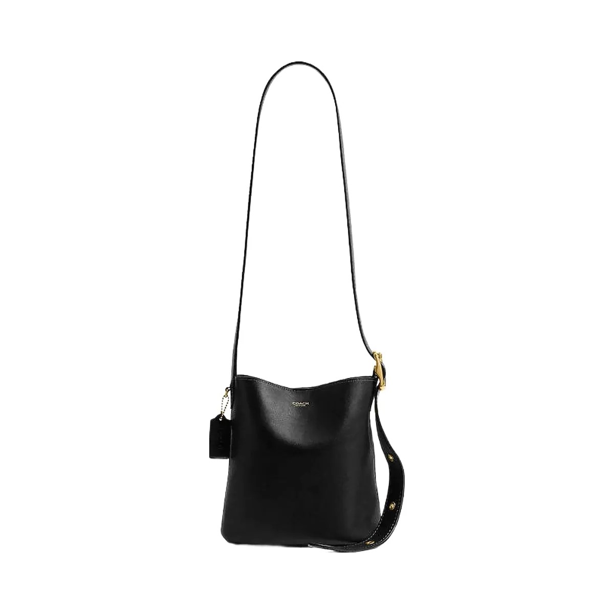 Coach Bleecker Bucket Bag 21 Brass-Black - HypeFly India View 1