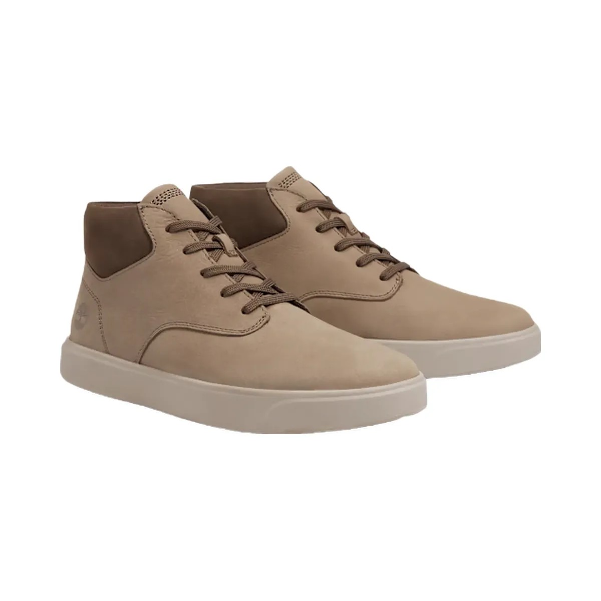 Timberland Emerson Street Mid Sneaker Grey Nubuck/Dark Brown Men'S - HypeFly India View 1