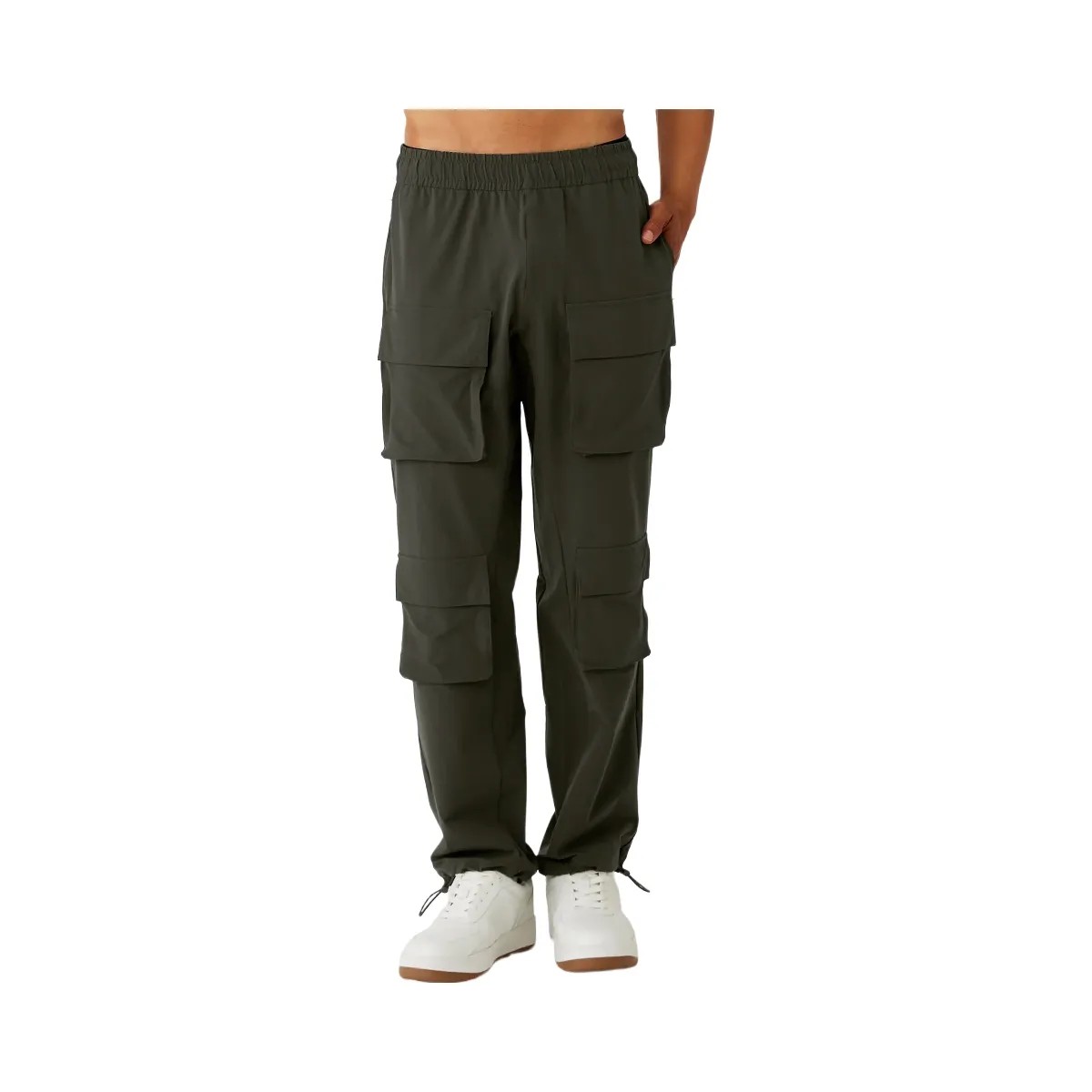Alo Men's Cargo Venture Pant - Stealth Green - HypeFly India View 1