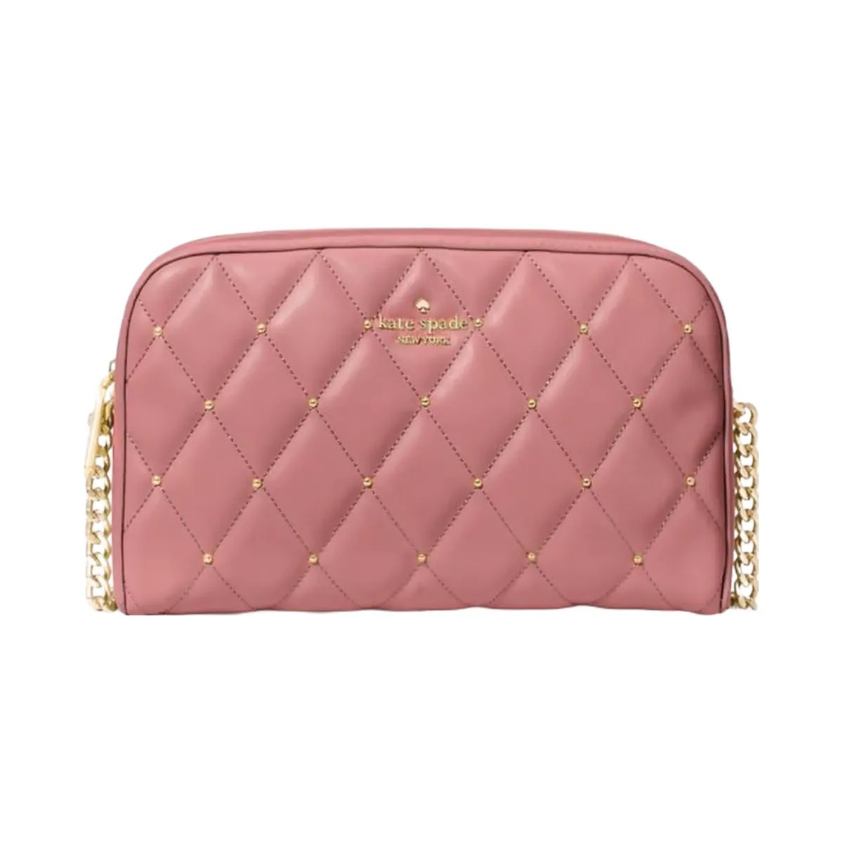 Kate Spade Carey Quilted Studded Chain Camera Bag Pomegranate - HypeFly India View 1