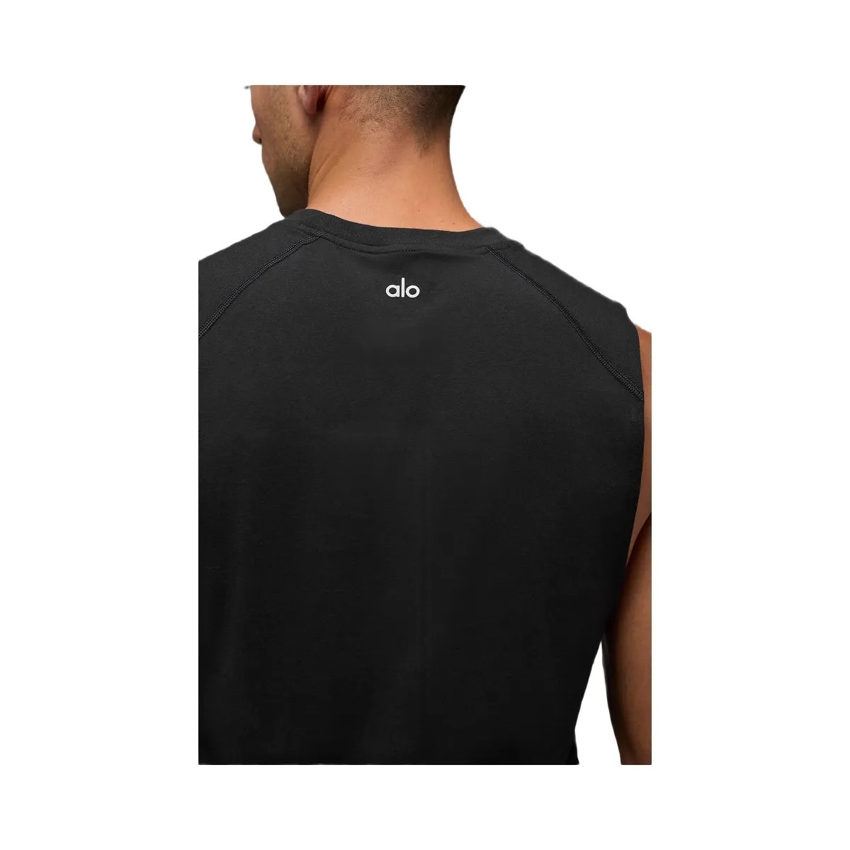 Alo Men's ALO Vapor Muscle Tank - Black - HypeFly India View 2