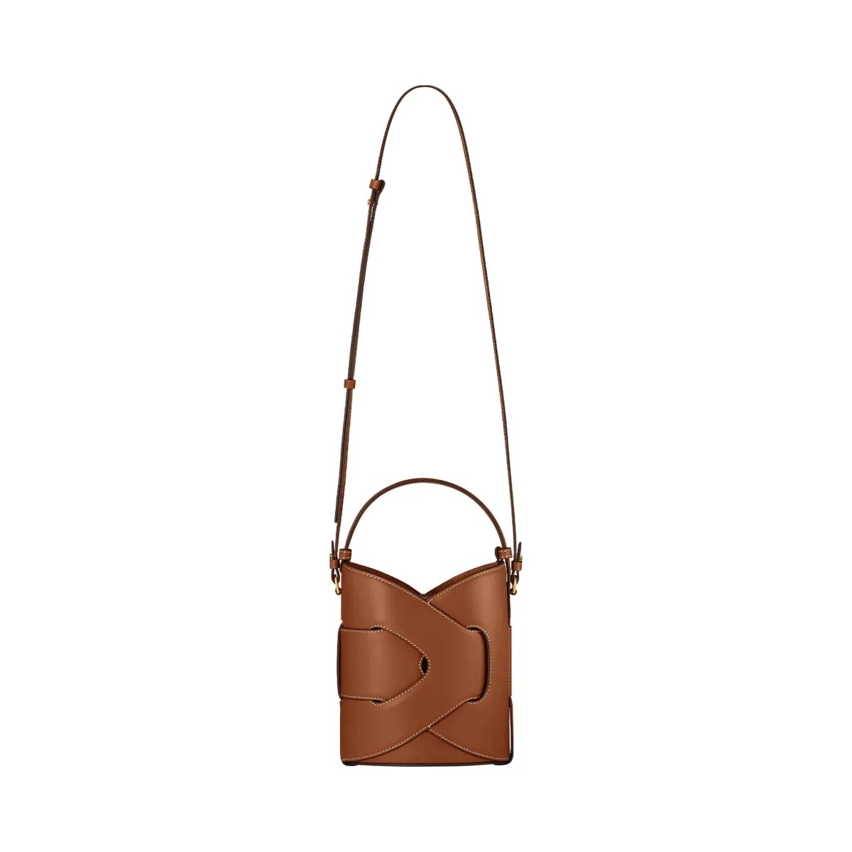 Polene Nodde Seau Cognac - HypeFly India View 1