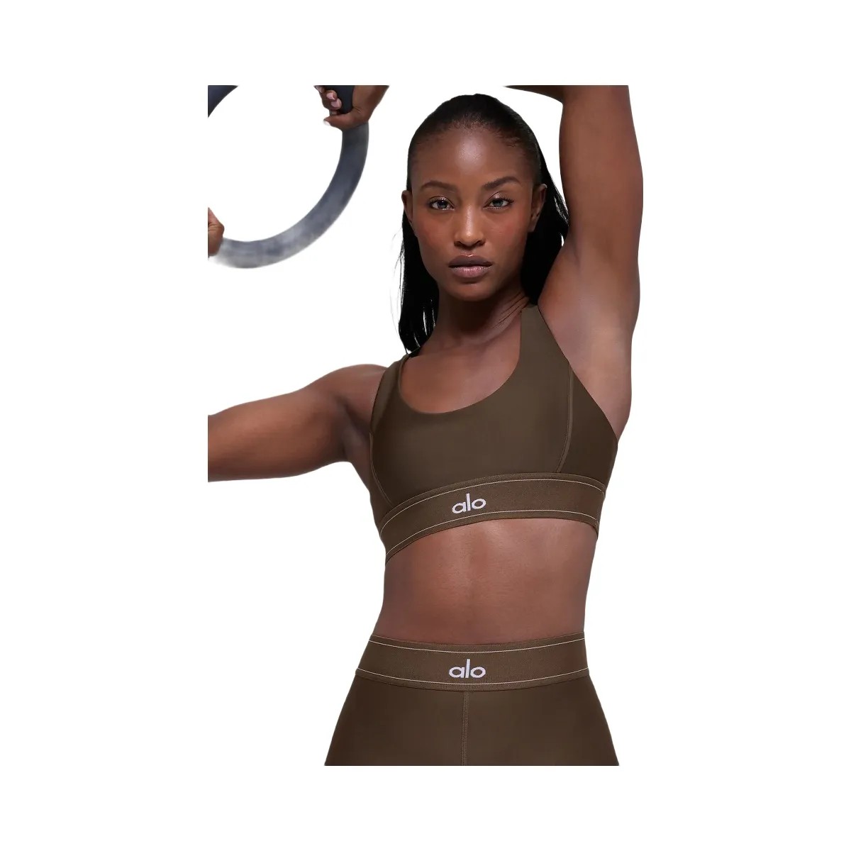 Alo Women's Airlift Suit Up Bra - Espresso - HypeFly India View 4