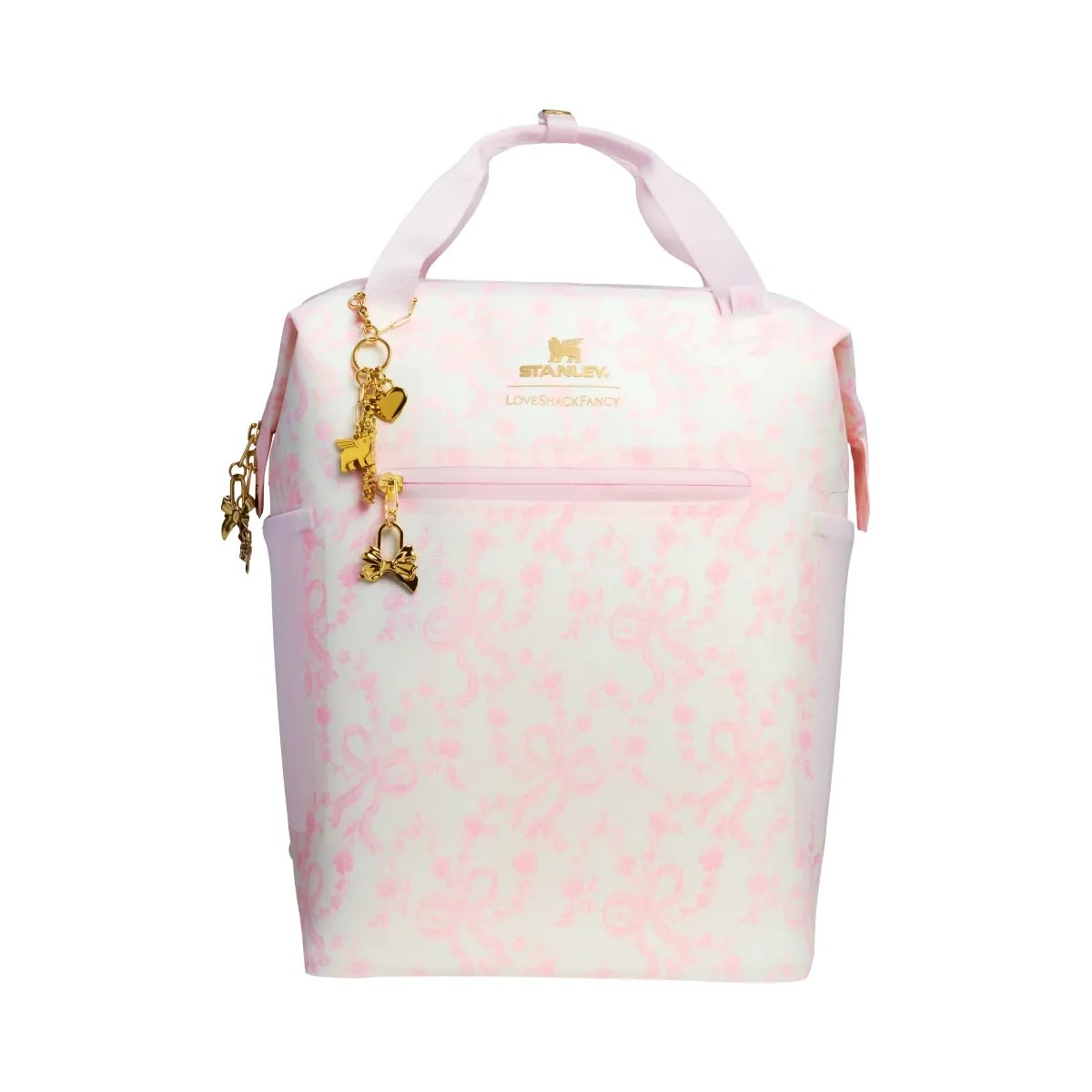 Stanley 1913 x LoveShackFancy Holiday All Day Madeleine Mini Cooler Backpack 20 Can 14 QT 13.2 L Coquette Bow Chantilly - HypeFly India View 1