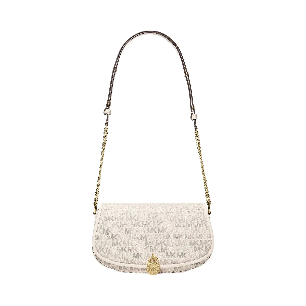 Michael Kors Mila Medium Signature Logo Messenger Bag Lt Crm Multi - HypeFly India View 1