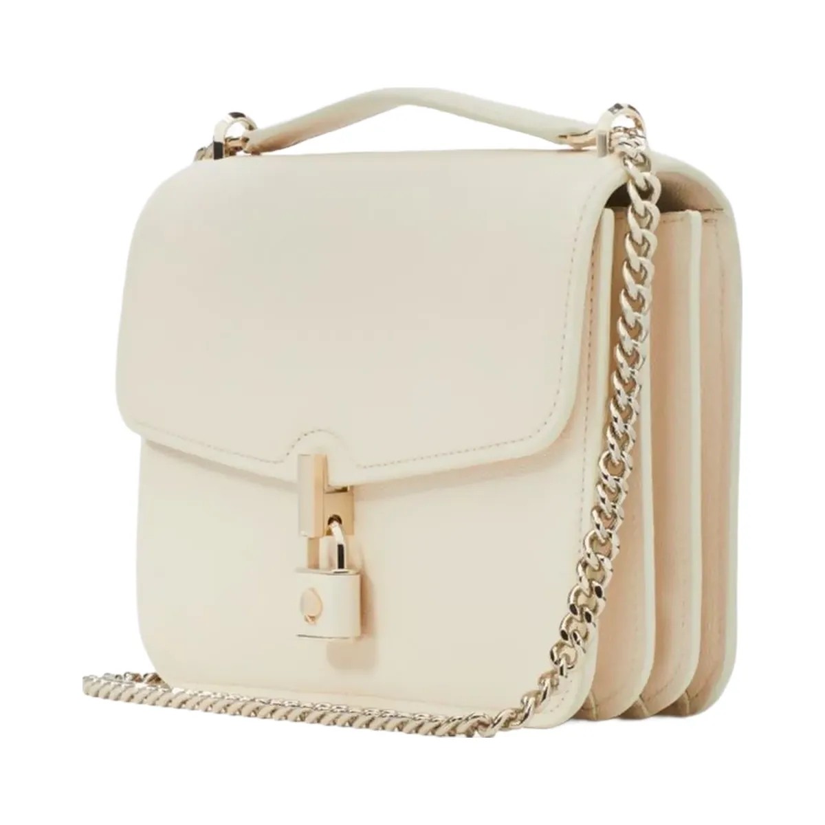 Kate Spade Locket Large Flap Shoulder Bag Parchment - HypeFly India View 1