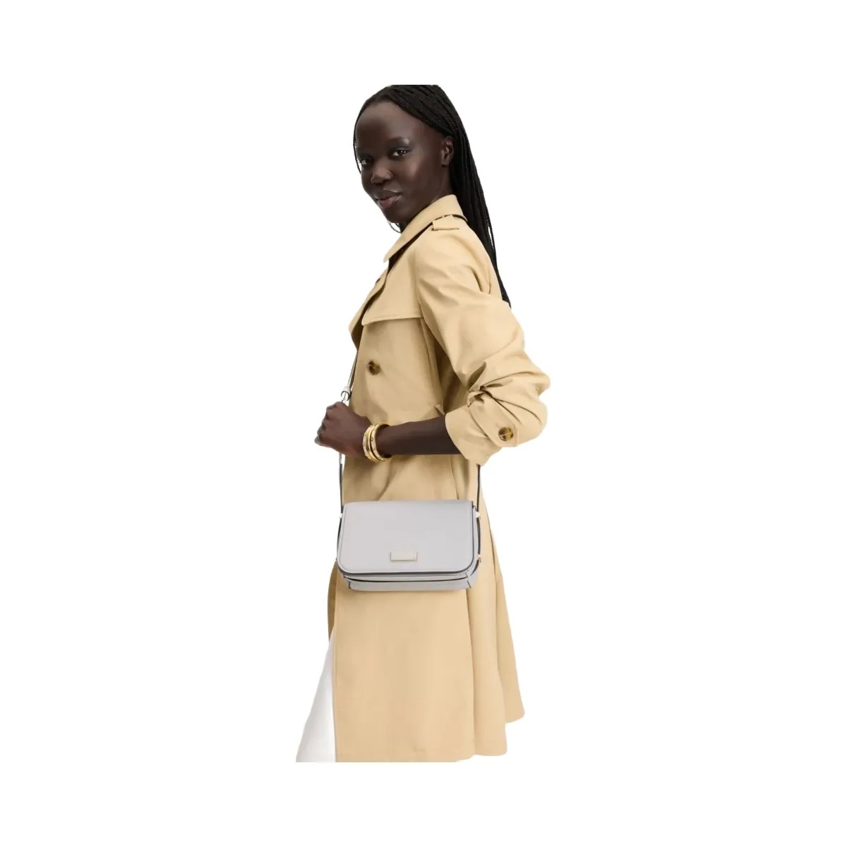 Kate Spade Liv Crossbody Bag Nimbus Grey. - HypeFly India View 2