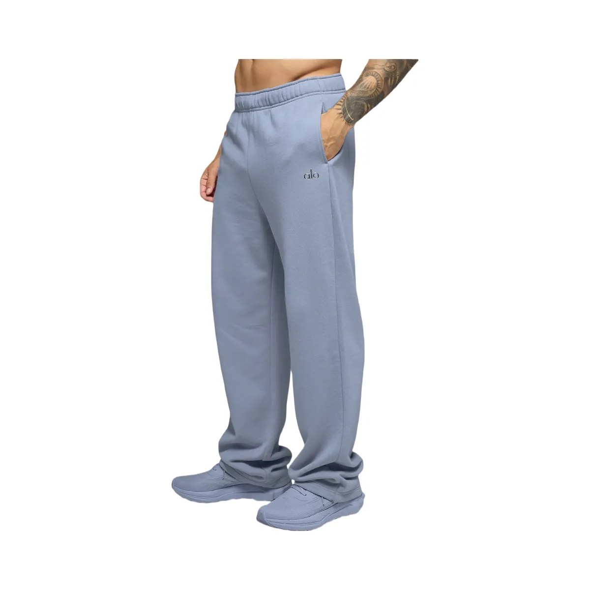 Alo Men's Accolade Straight Leg Sweatpant - Winter Frost - HypeFly India View 2