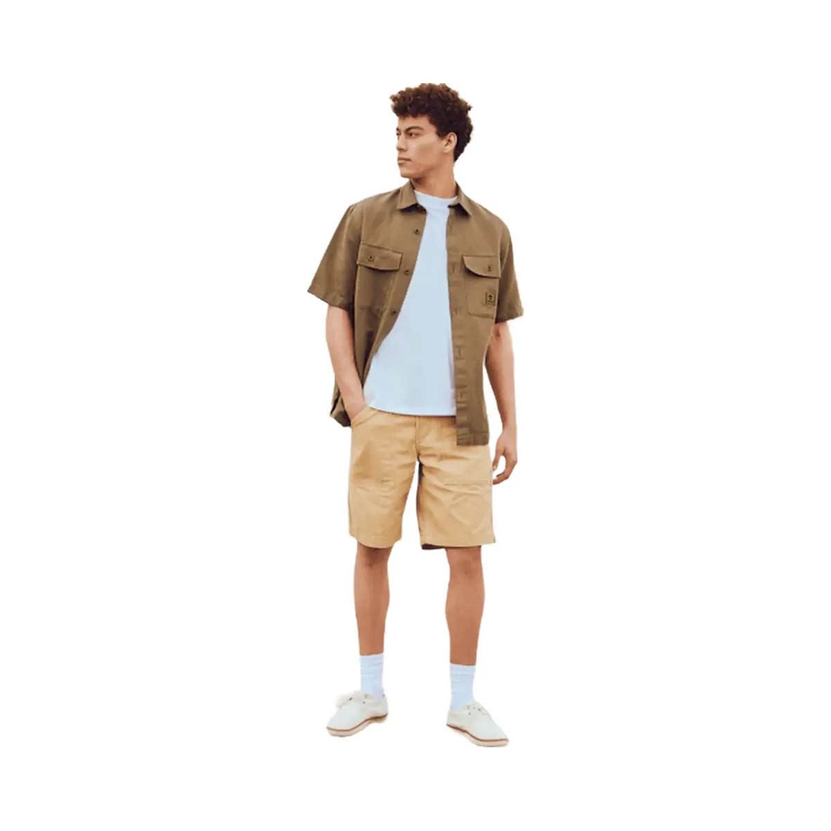 Timberland Hookset Canvas Sneaker White Canvas Men'S - HypeFly India View 6