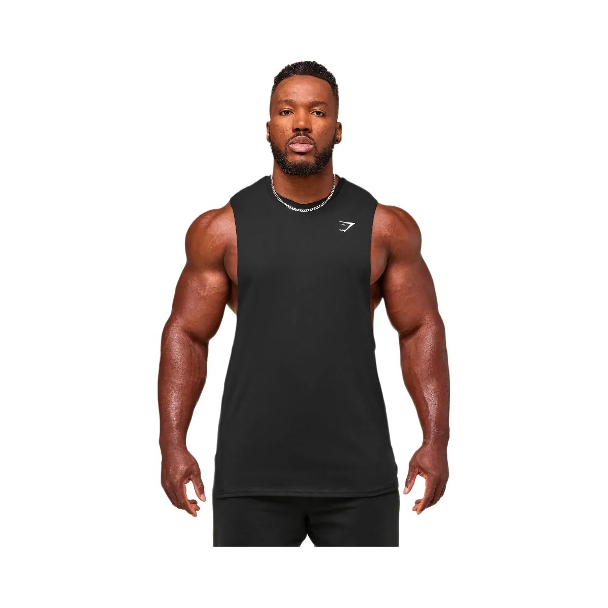 Gymshark Critical Drop Arm Tank - Black - HypeFly India View 5