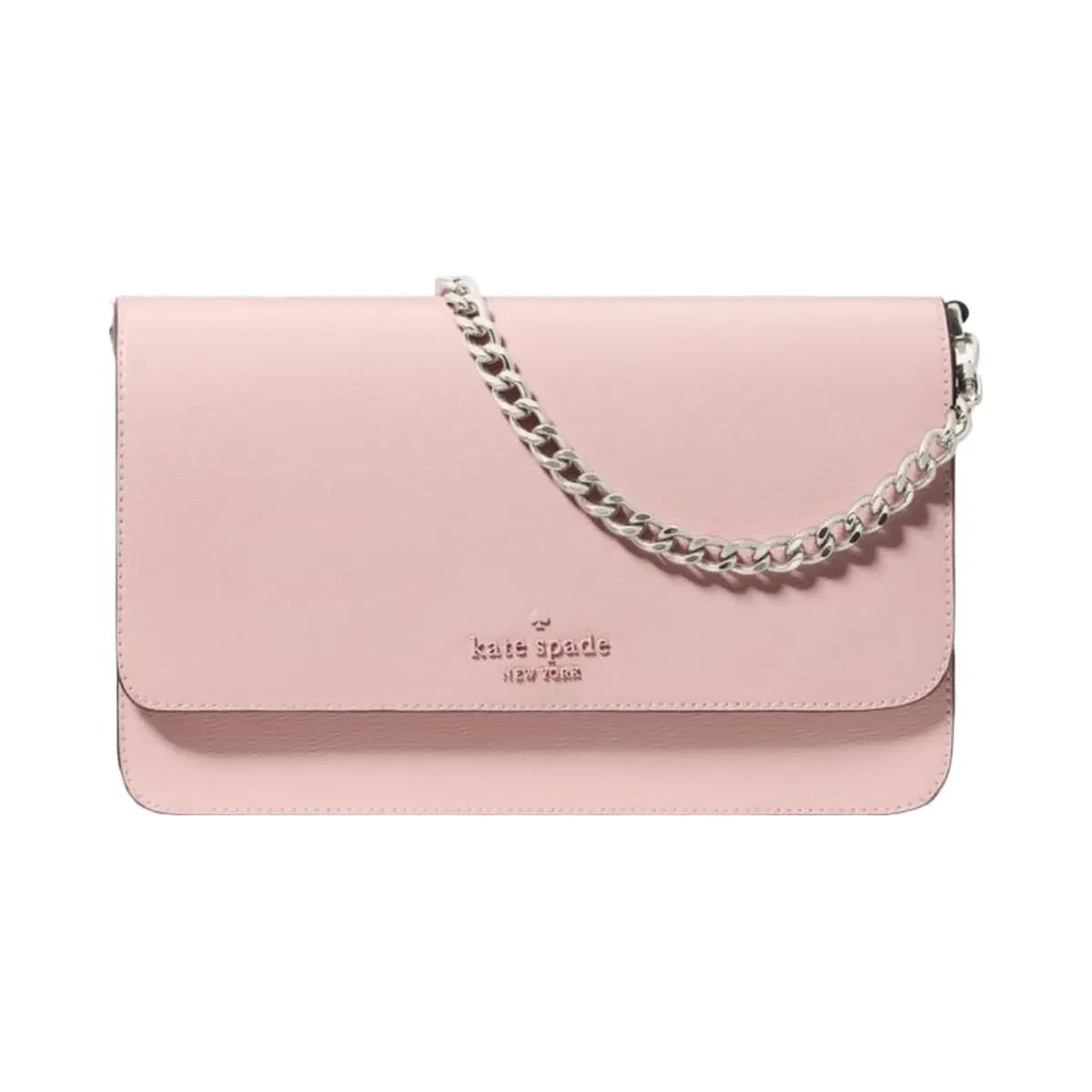 Kate Spade Madison Textured Patent Leather Willow Medium Convertible Crossbody Tutu Pink - HypeFly India View 1