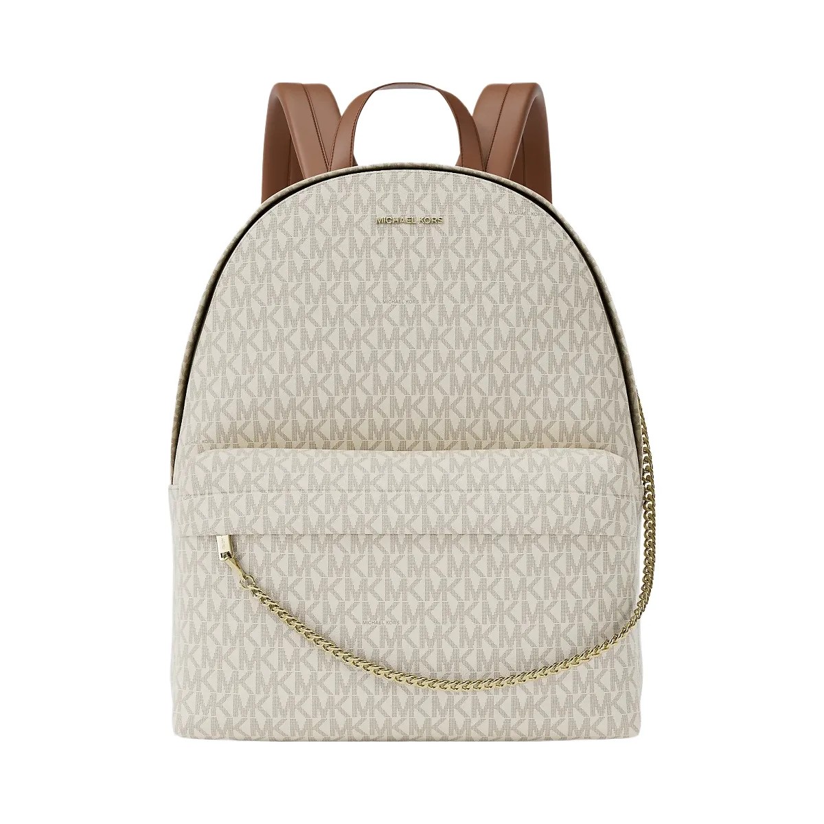 Michael Kors Slater Large Signature Logo Backpack Lt Crm Multi - HypeFly India View 1