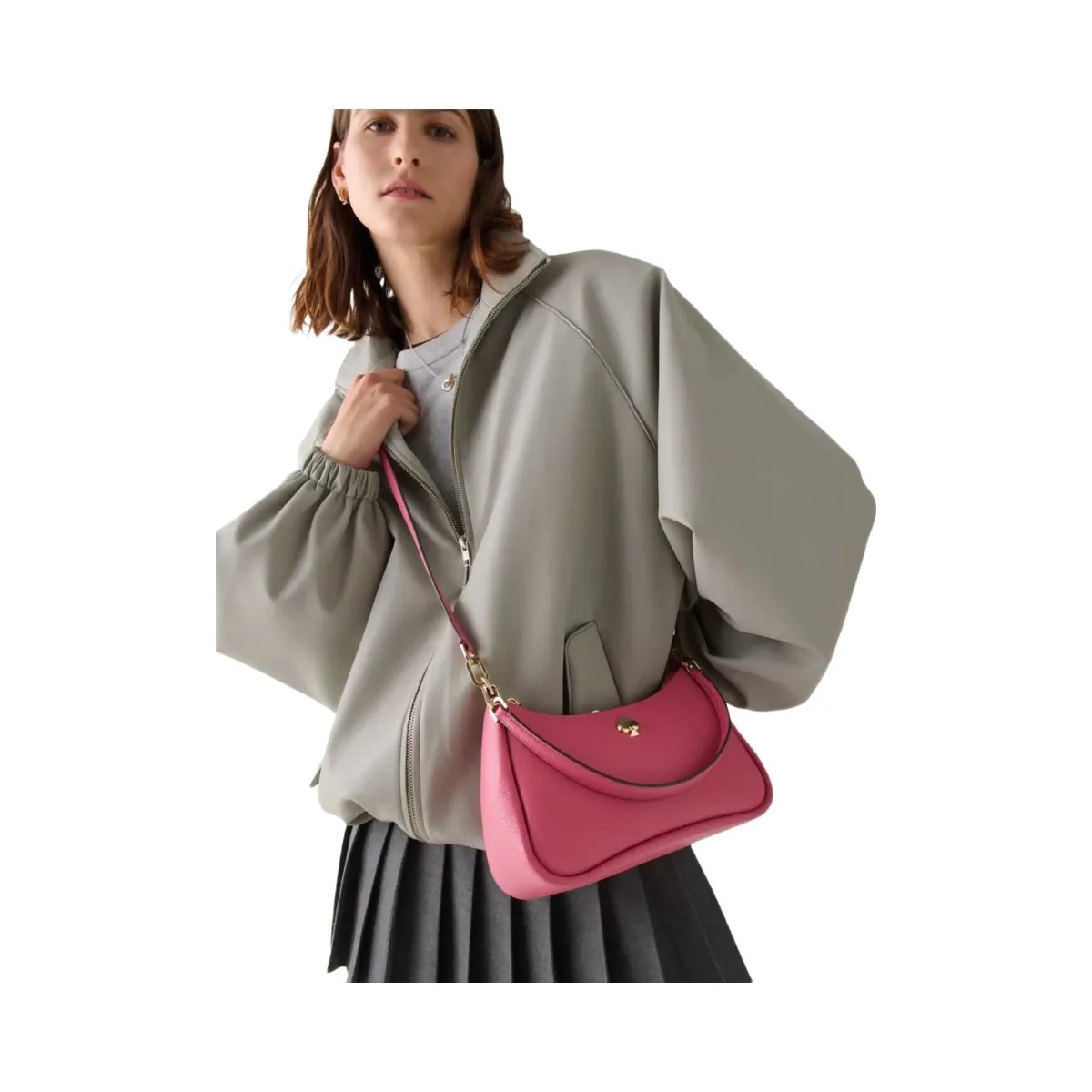 Kate Spade Kayla Small Convertible Shoulder Bag Rose Oil - HypeFly India View 3