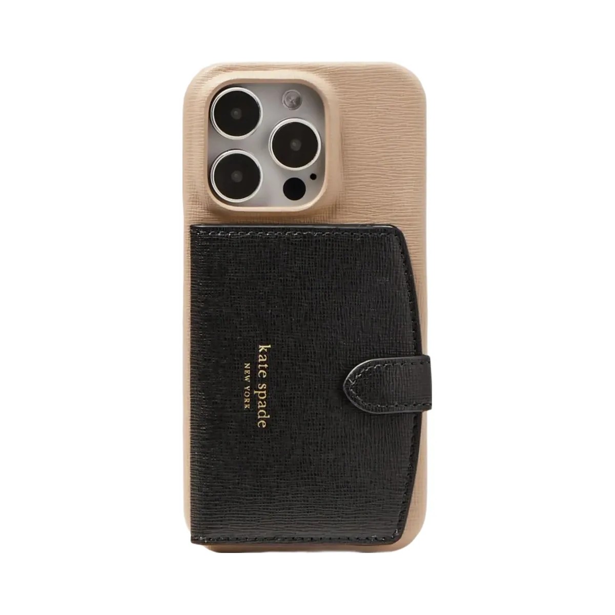 Kate Spade Morgan Colorblocked iPhone 14 Pro Cardholder Case Earthenware Black Multi - HypeFly India View 3