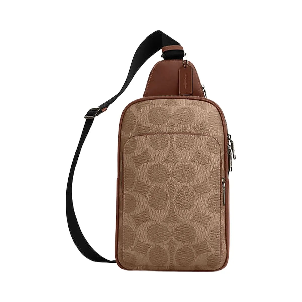 Coach Ethan Pack In Signature Canvas Signature Canvas-Qb-Tan-Vintage Brown - HypeFly India View 1