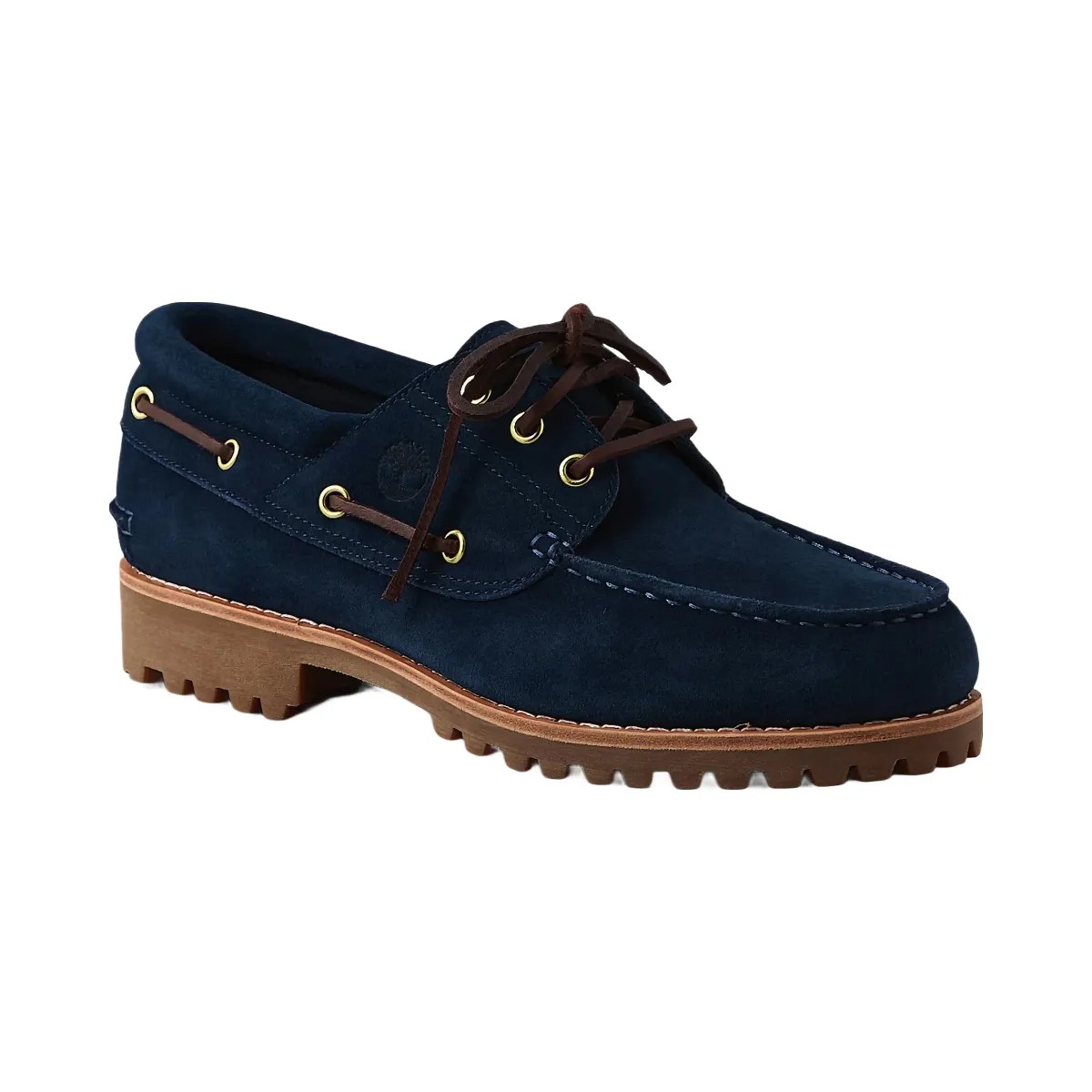 Timberland 3-Eye Classic Lug Boat Shoe American Eagle Navy Suede - HypeFly India View 1