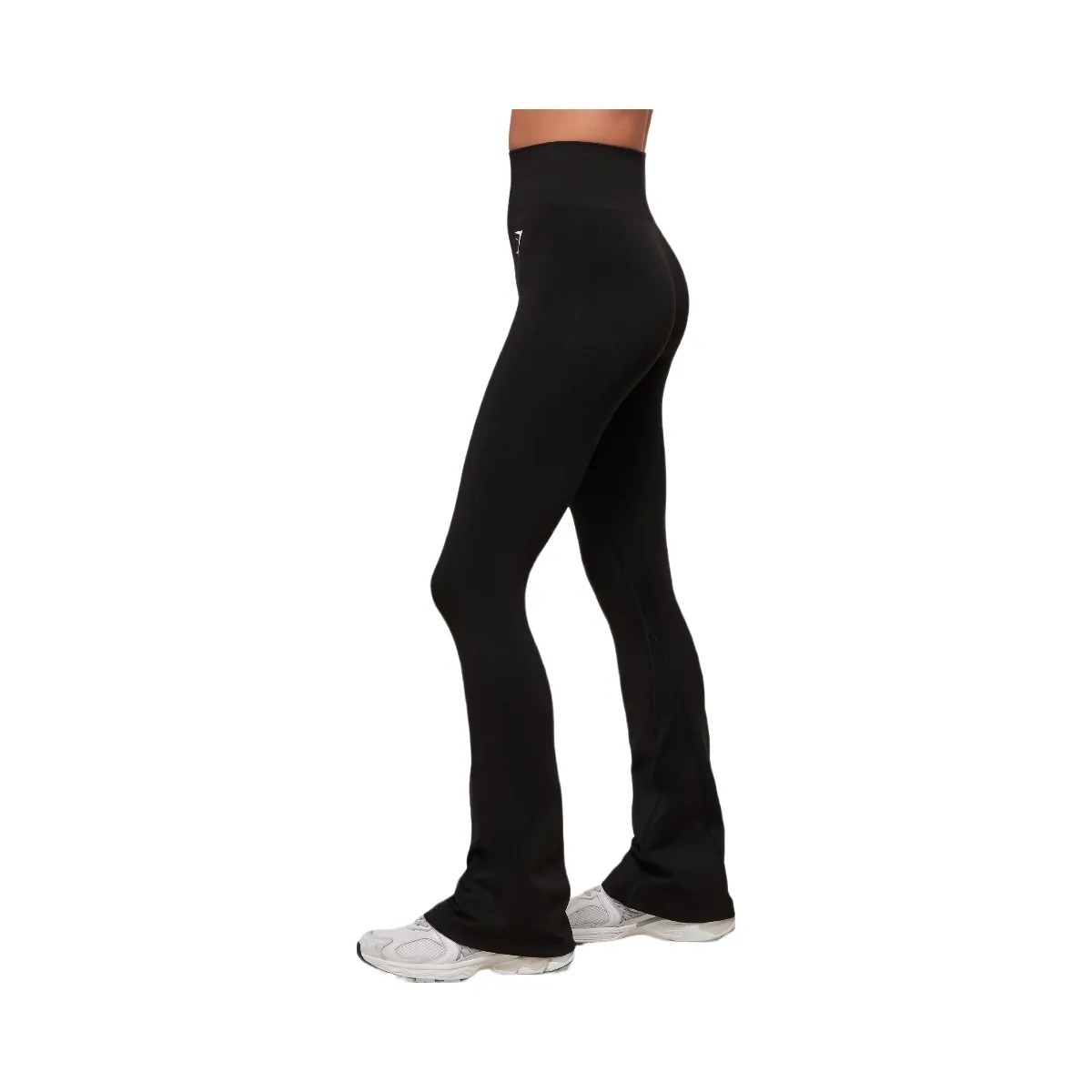Gymshark Vital Soft Flared Leggings - Black - HypeFly India View 3