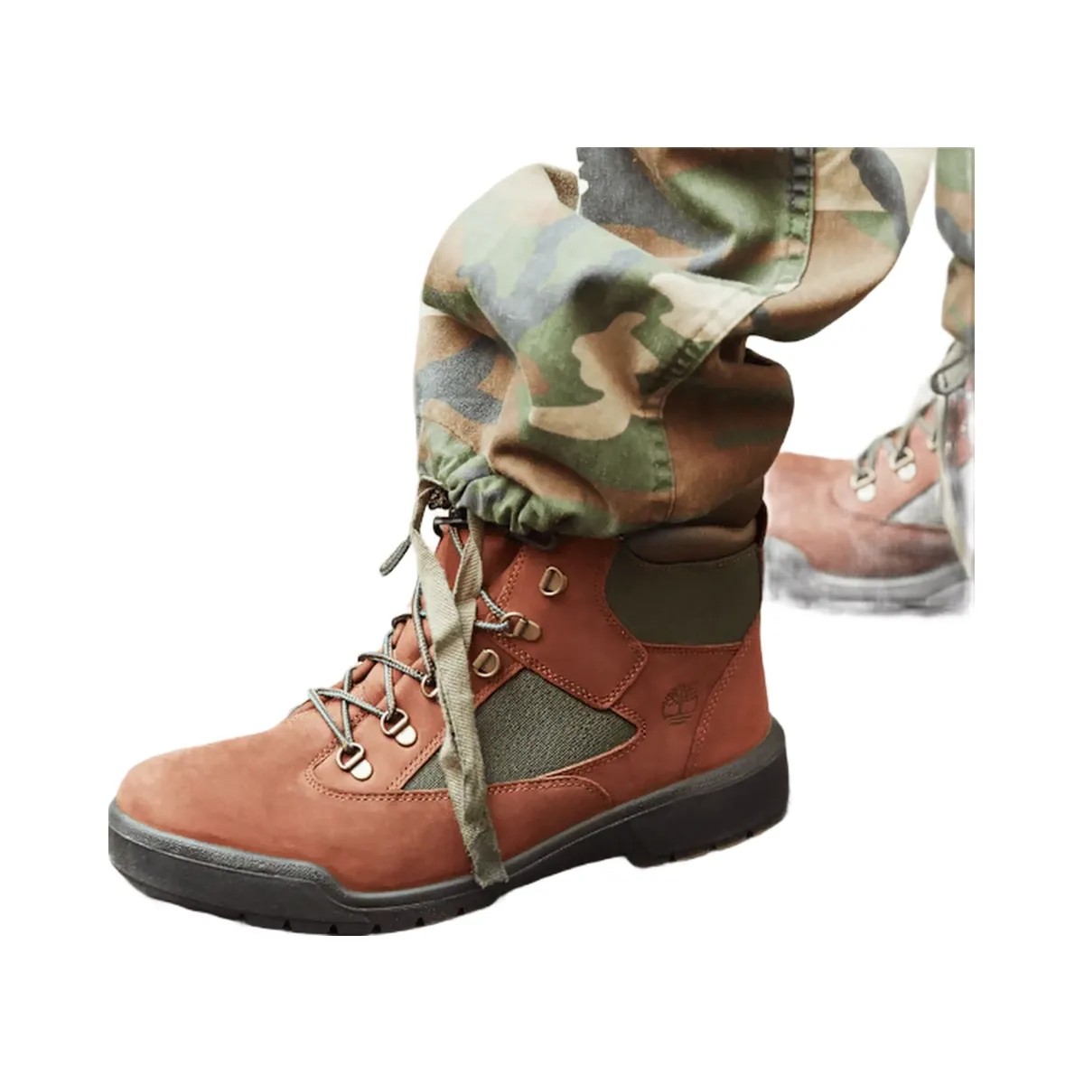 Timberland 6-Inch Waterproof Field Boot Dark Brown Nubuck Men'S - HypeFly India View 2