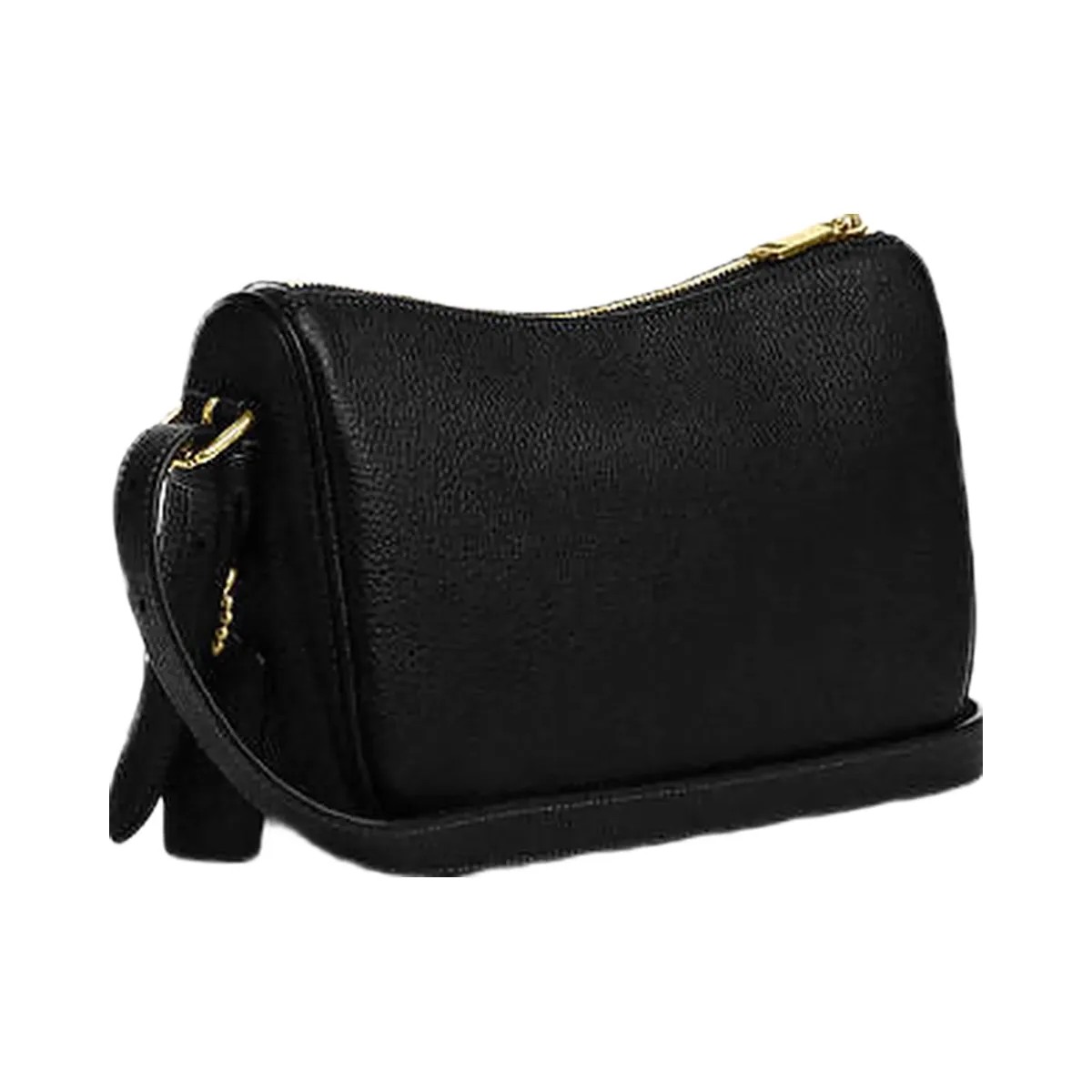 Coach Kailey Shoulder Bag Pebbled Leather-Gold-Black - HypeFly India View 3